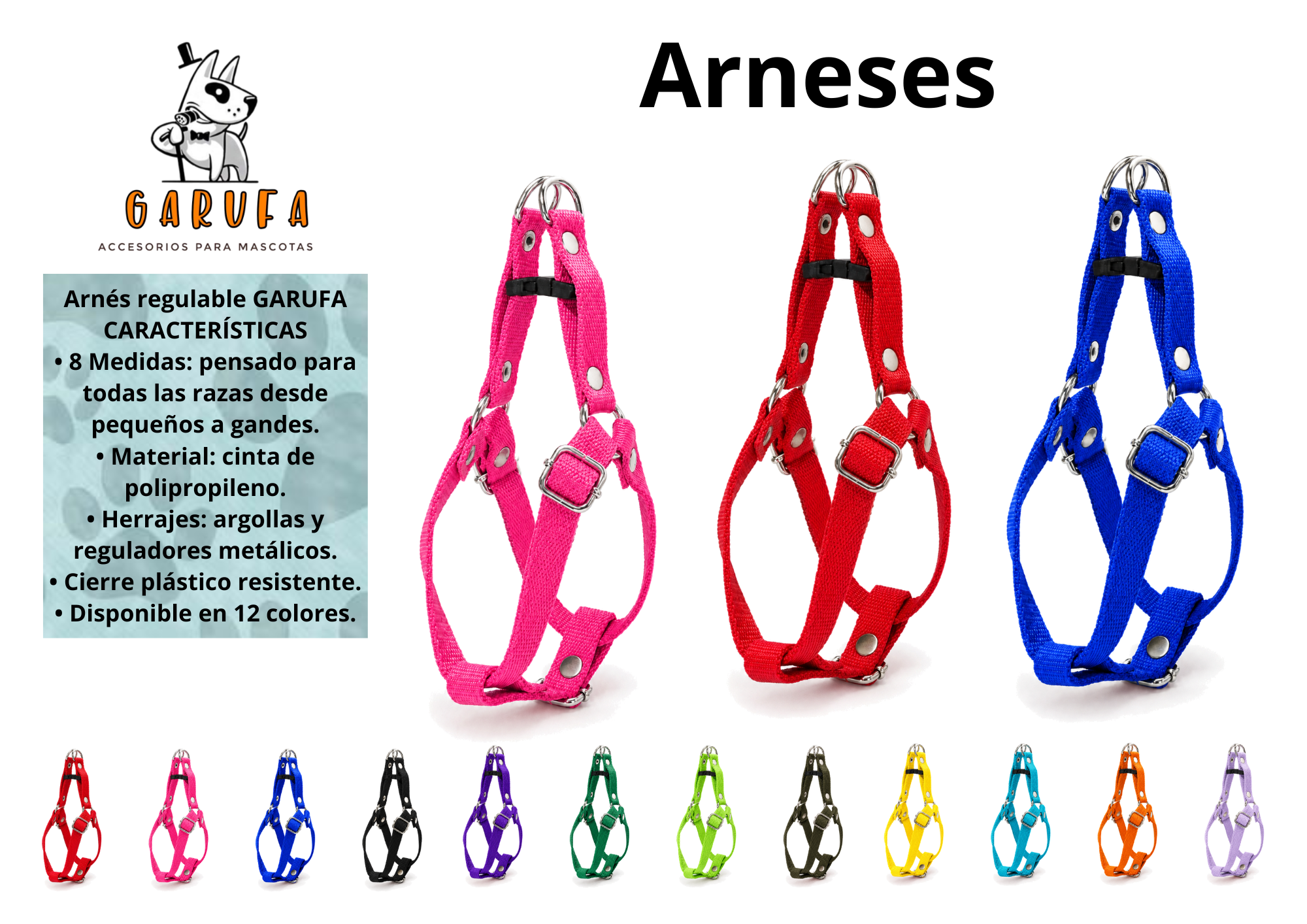 Arneses regulables
